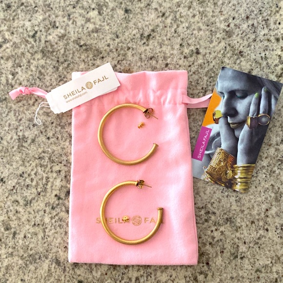 Shelia Fajl Jewelry - Shelia Fajl hoop earrings